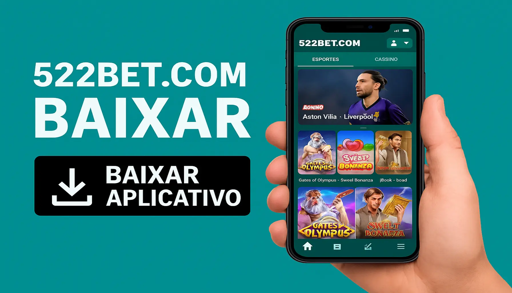 Baixar o 522BET.COM Cassino App
