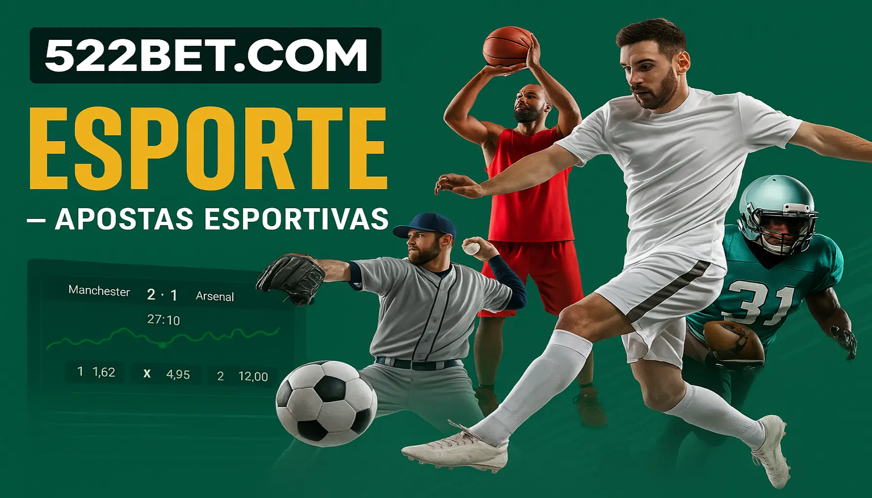Aposte em apostas esportivas no cassino online 522BET.COM